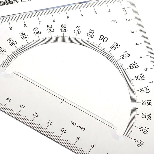 Triangle Ruler & Protractor Set