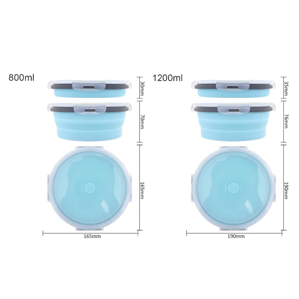Collapsible Silicone Lunch Box