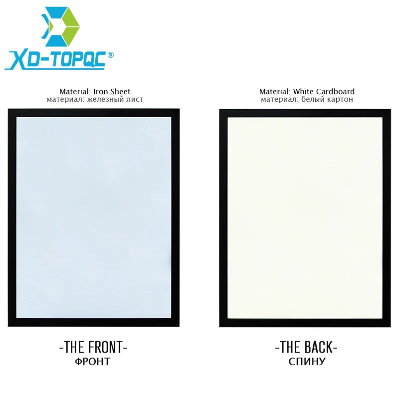 A3 Magnetic Dry Erase Whiteboard with Wooden Frame