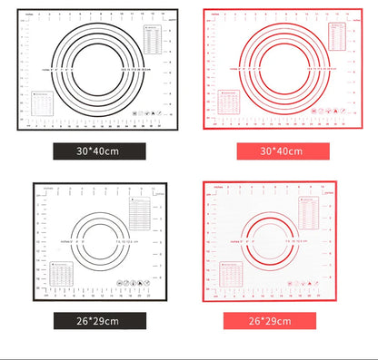 Fiberglass Silicone Baking Mat with Measurement Guide