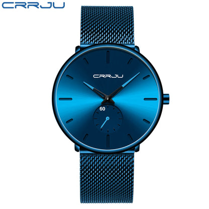 2150 Men's Stainless Steel Blue Quartz Watch