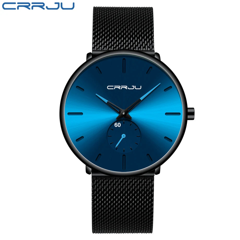2150 Men's Stainless Steel Blue Quartz Watch