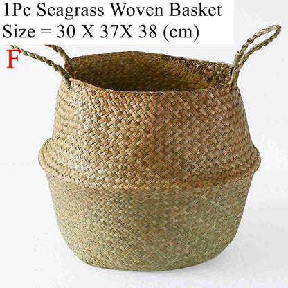 Seagrass Wicker Storage Basket
