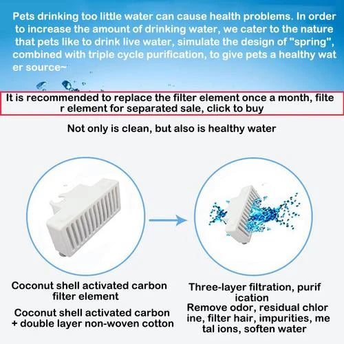 Automatic Swan Cat & Dog Water Fountain Dispenser