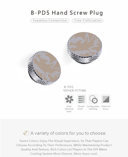 G1/4” Aluminum Stop Plug for PC Water Cooling Systems
