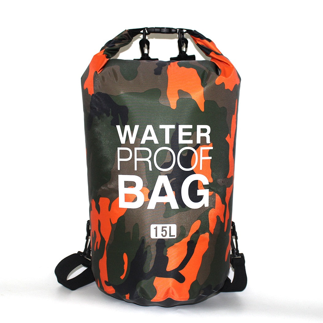 2/5/10/15L Outdoor  Waterproof Portable Rafting Diving Dry Bag Sack