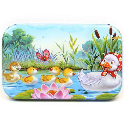 Wooden Cartoon Puzzle Set