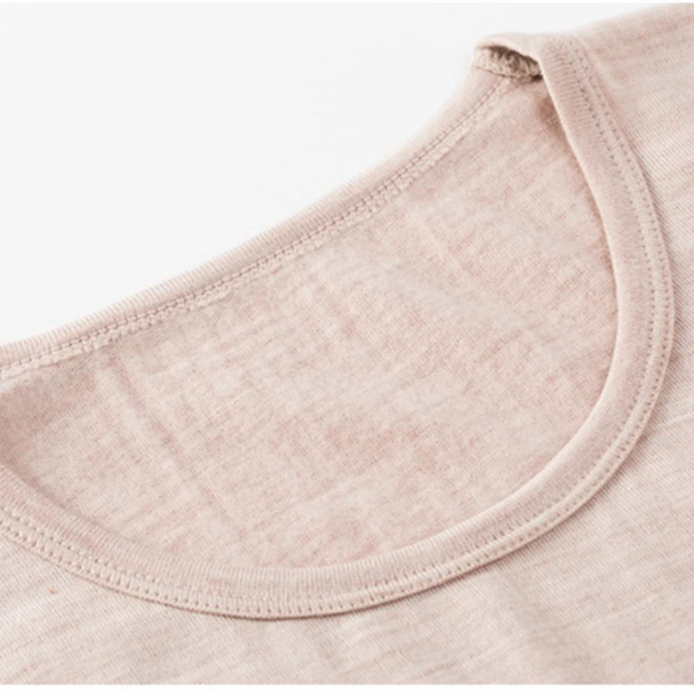 100% Brushed Merino Wool Thermal Underwear Set