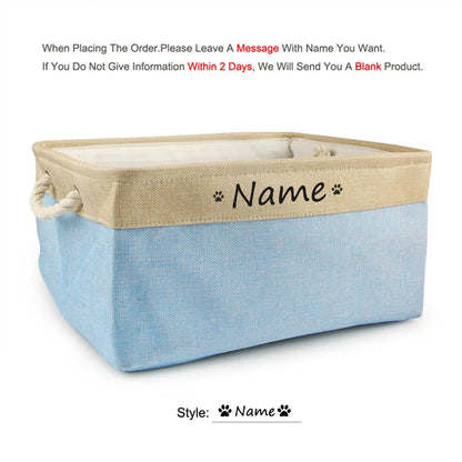 Custom Pet Storage Basket