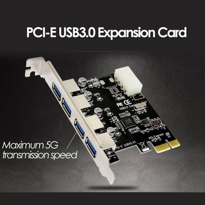 PCI Express to 4-Port USB 3.0 Expansion Adapter