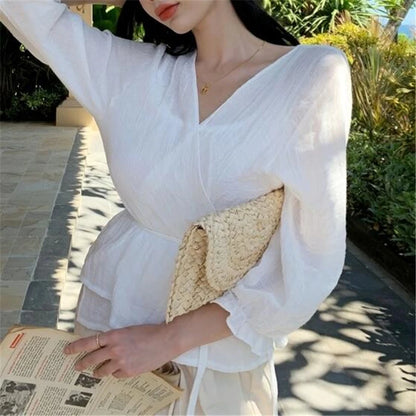 Women’s Handwoven Straw Envelope Clutch Bag