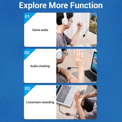 USB External Sound Card Adapter