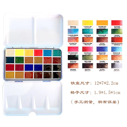 Daniel Smith Original Watercolor Paint Set 12/24/36 color 0.5ml/1ml/2ml