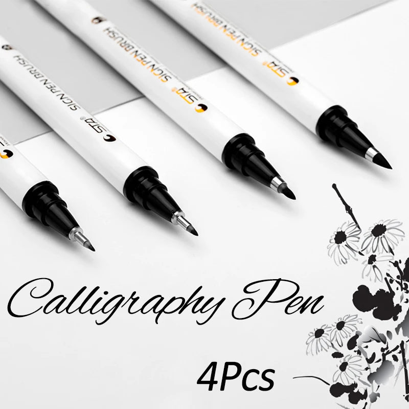 Waterproof Japanese Calligraphy Brush Pen Set