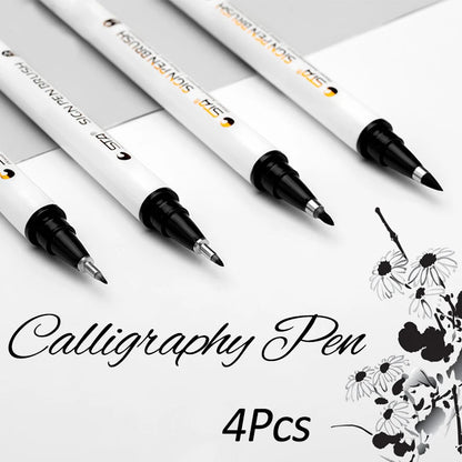 Waterproof Japanese Calligraphy Brush Pen Set