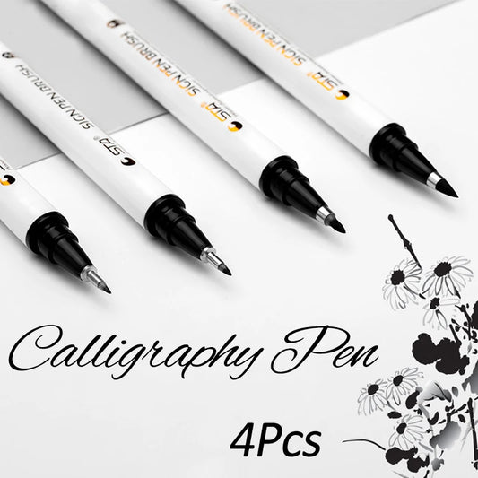 Waterproof Japanese Calligraphy Brush Pen Set