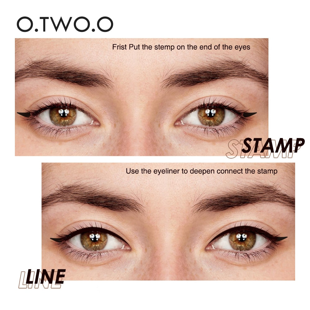 O.TWO.O   Black Liquid Eyeliner Pen Waterproof Fast Dry