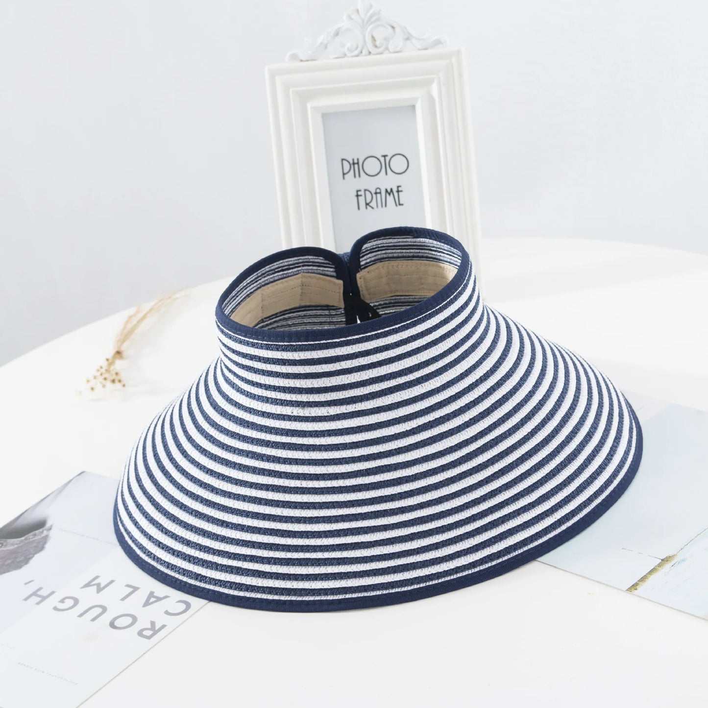 LaMaxPa Large Brim Hat Straw