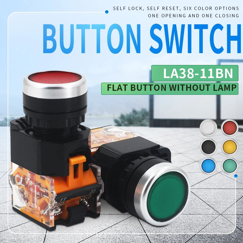 LA38 22mm Push Button Switch