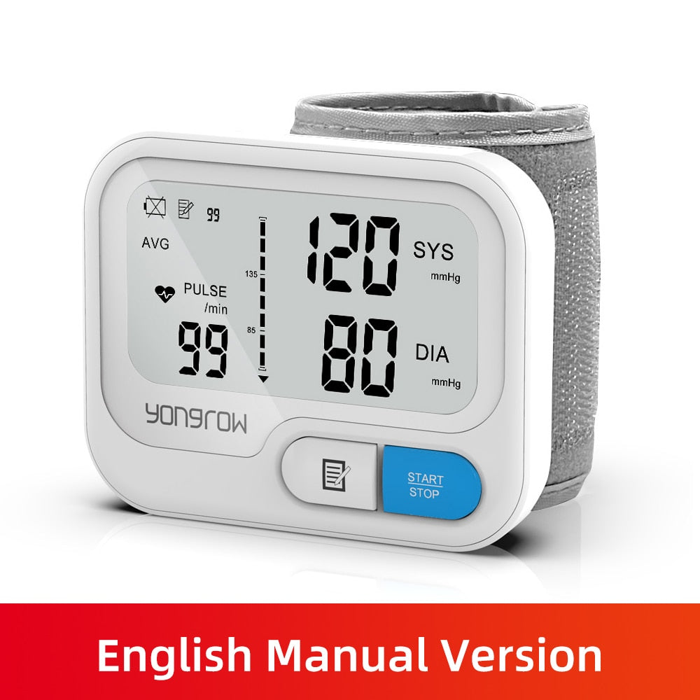 Yongrow Rechargeable Digital Wrist Blood Pressure