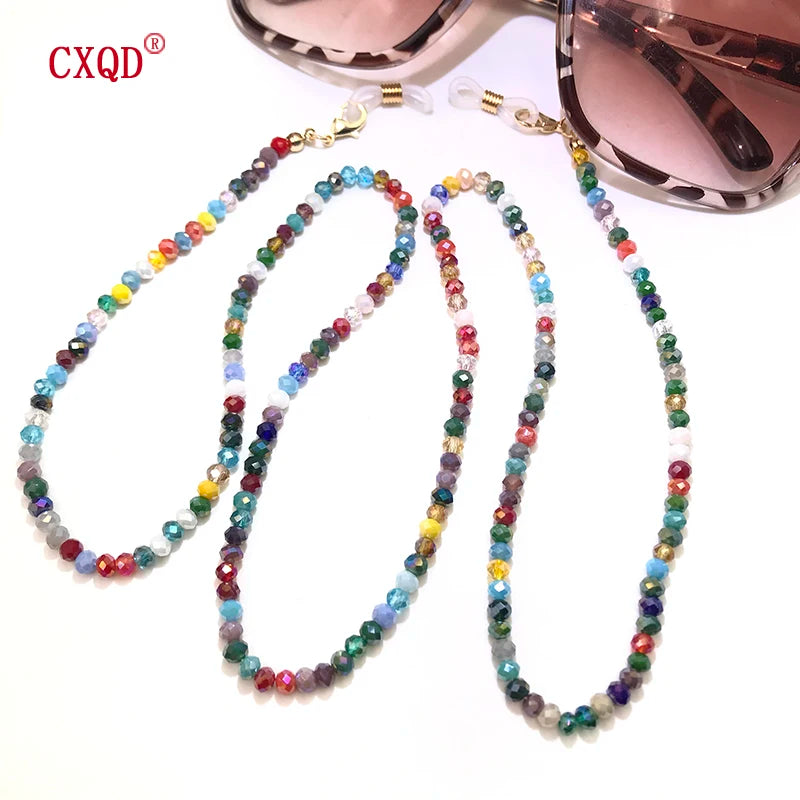 Women's Fashion Reading Glasses Chain Beaded Eyeglass Strap