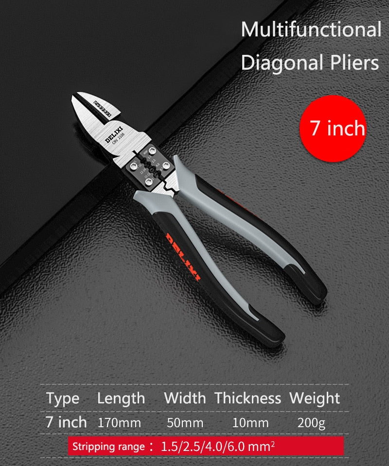 Multifunctional Universal Diagonal Pliers