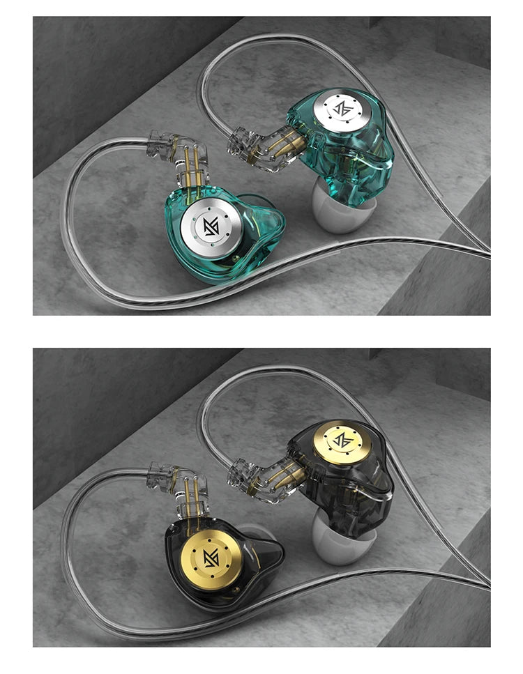 KZ EDX Pro HiFi Wired In-Ear Earphones with Detachable Cable