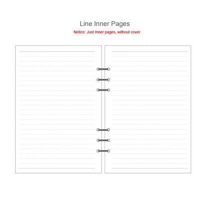 Coliky Loose Leaf Notebook Refill Pages