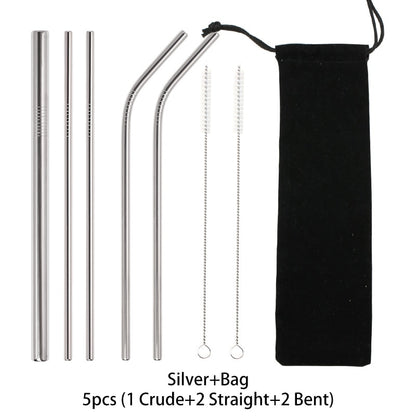 Metal Reusable 304 Stainless Steel Straws