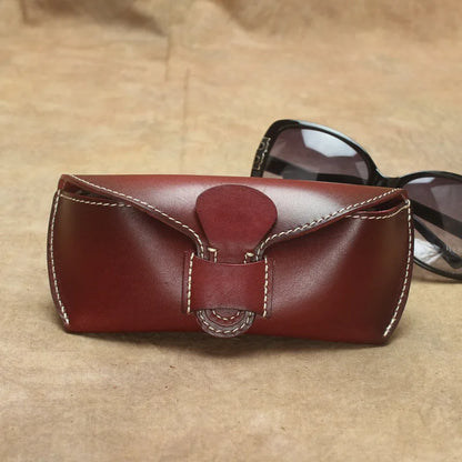 Genuine Leather Sunglass Bag