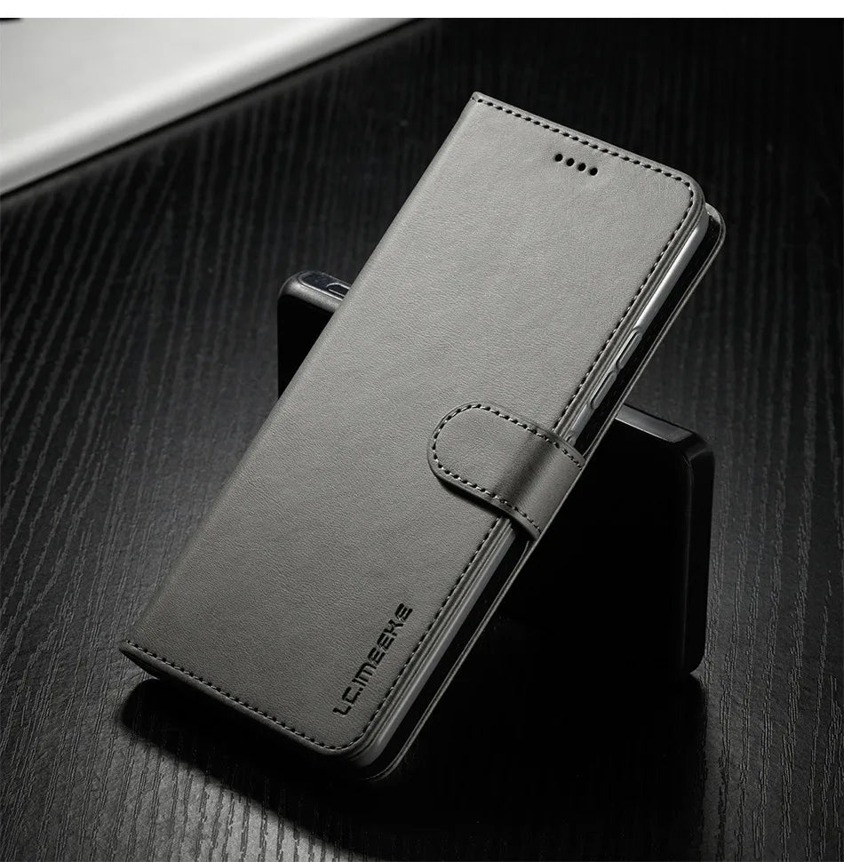 Magnetic Wallet Phone Case for Huawei & Honor