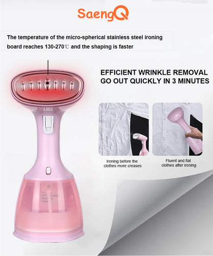 SaengQ Steam Iron Garment Steamer 1500W