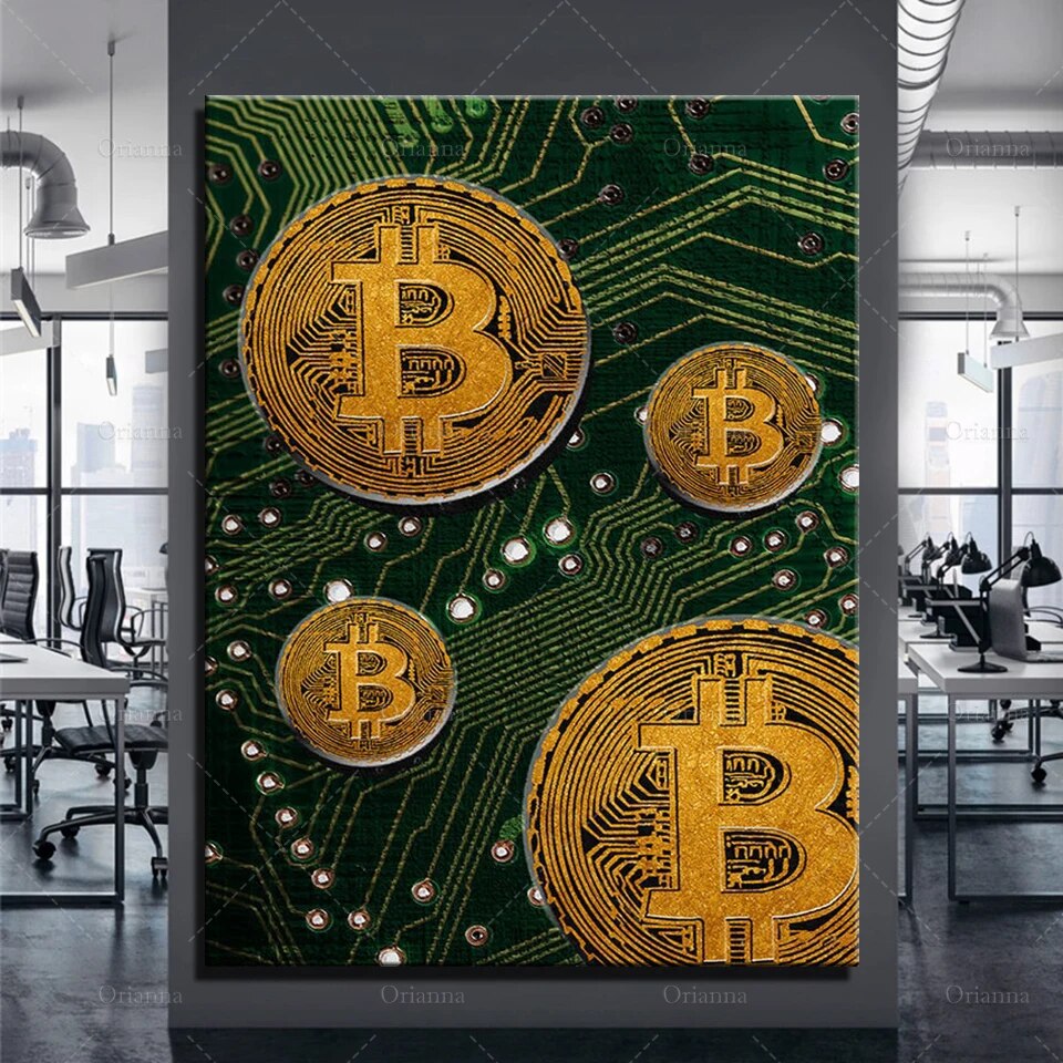 Bitcoin Wall Art