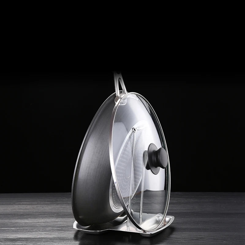 Stainless Steel Pot Lid & Utensil Holder