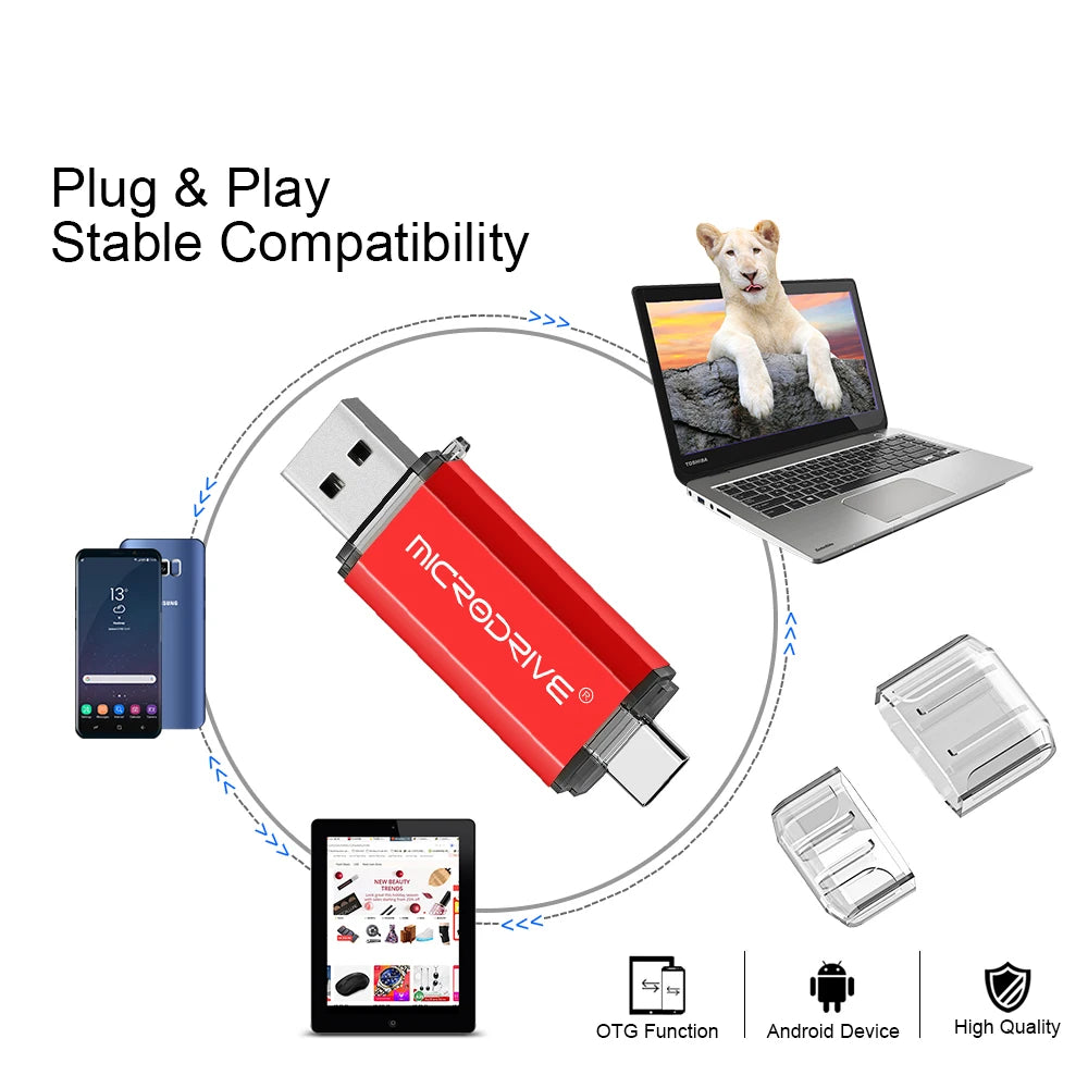 2-in-1 USB Type-C OTG Flash Drive
