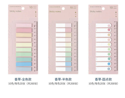 Morandi Sticky Notes Set