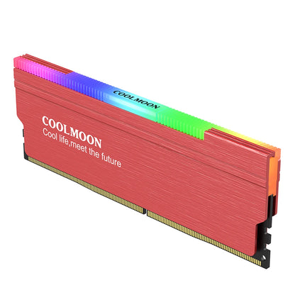 ARGB RAM Heatsink Cooler with Aluminum Heat Spreader for Desktop Memory