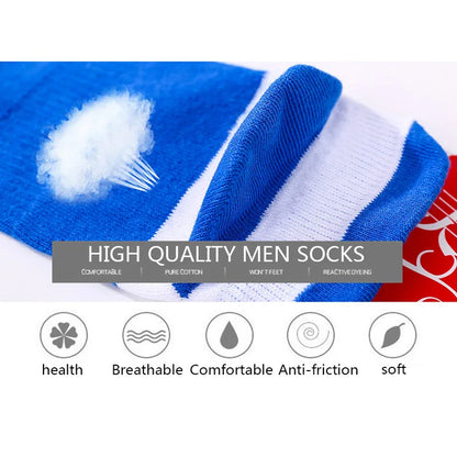 Men’s Cotton Five-Toe Socks 5 Pairs