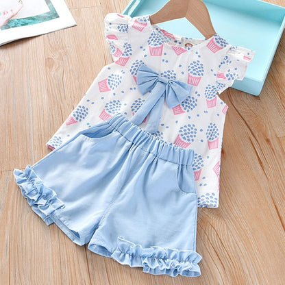 2pcs Summer Toddler Girl Clothes