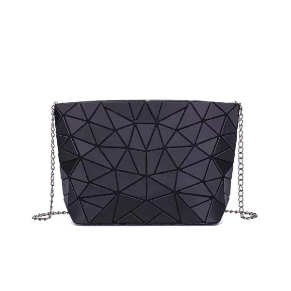 Geometric Chain Crossbody Shoulder Bag