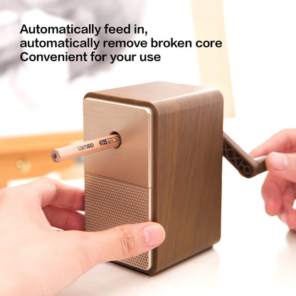 DELI Adjustable Hand Crank Pencil Sharpener