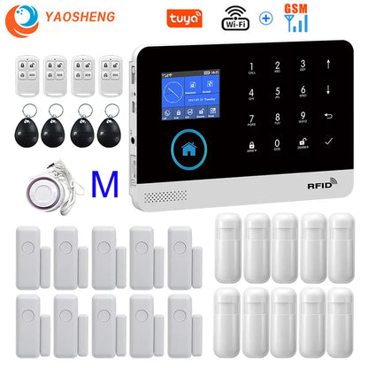 Wireless Security System with Sensors & App Control