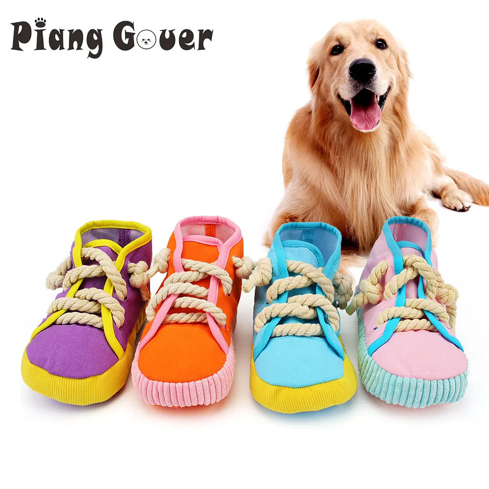 Bite Resistant Shoe Rope Toy for Dogs