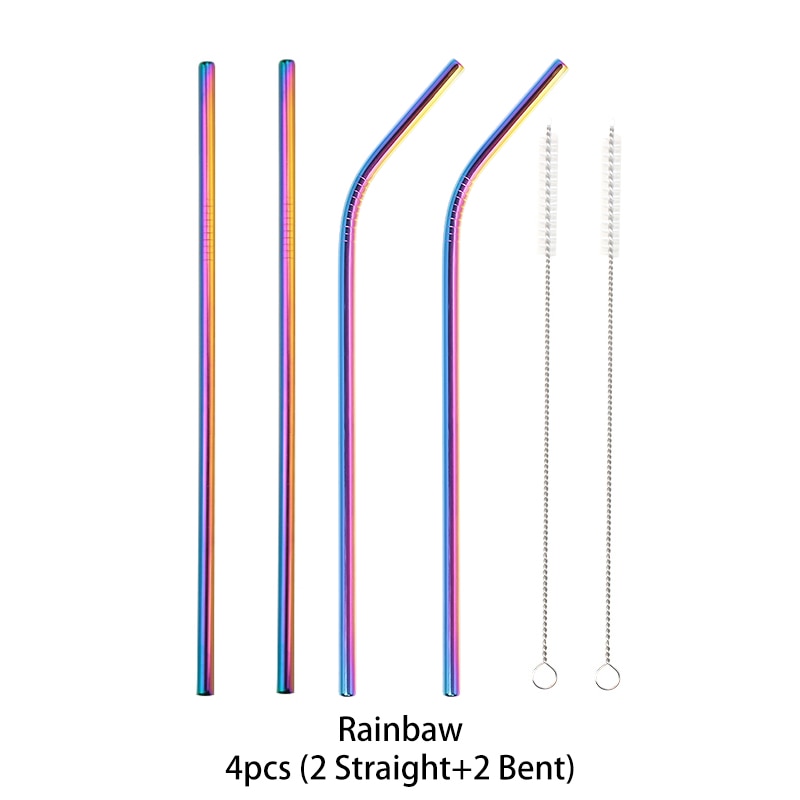 Metal Reusable 304 Stainless Steel Straws