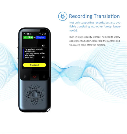 T11 AI Smart Language Translator Device