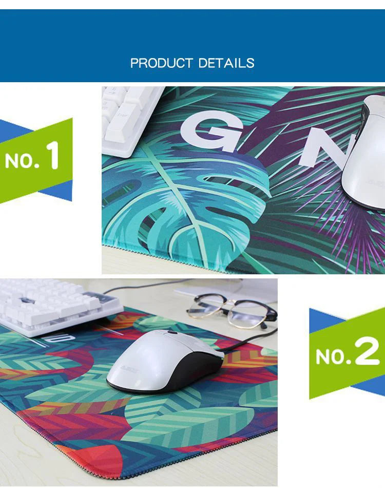 Large Non-Slip Mouse Pad with Van Gogh Inspired Artwork