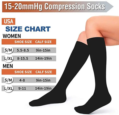 Unisex Compression Anti-Fatigue Socks