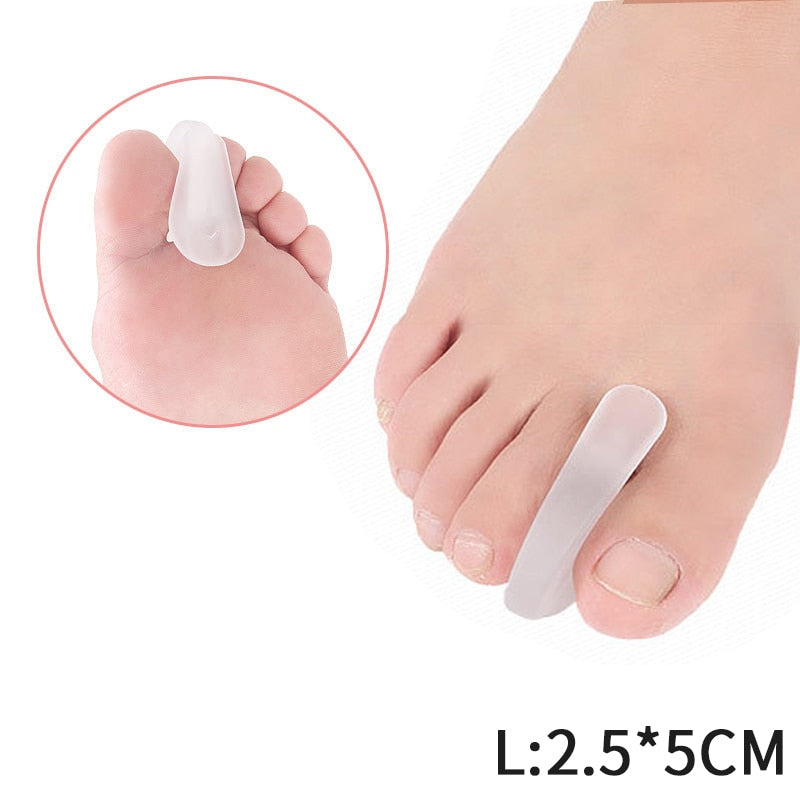 2Pcs=1Pair Silicone Toes Separator