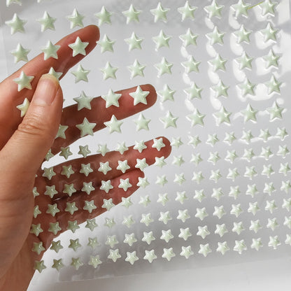 Luminous 3D Stars Dots Wall Sticker