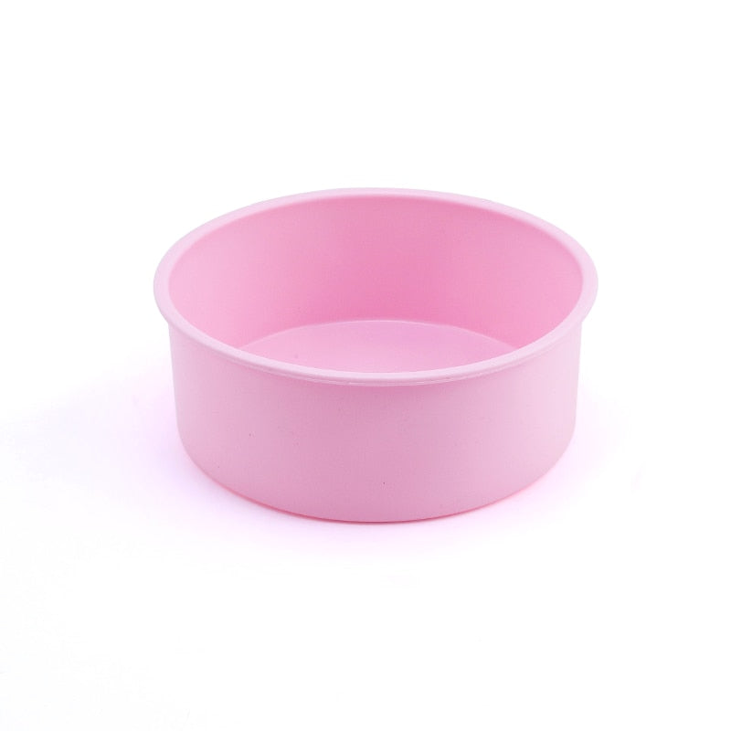 Round Silicone Cake Mold 4 6 8 10 Inch Silicone